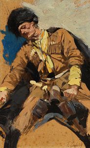 FRANZ ROUBAUD, Tscherkessischer Reiter, ca.1880-90