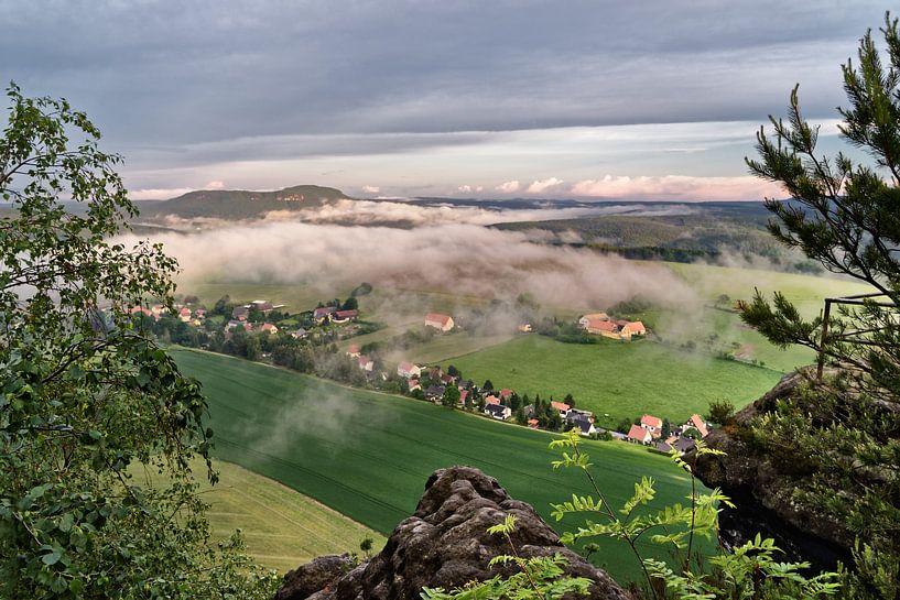 Elbsandsteingebirge - Ausblick vom Papststein von Ralf Lehmann