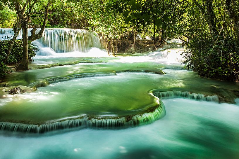 Kuang Si waterfalls, Luang Prabang, Laos by Giovanni della Primavera