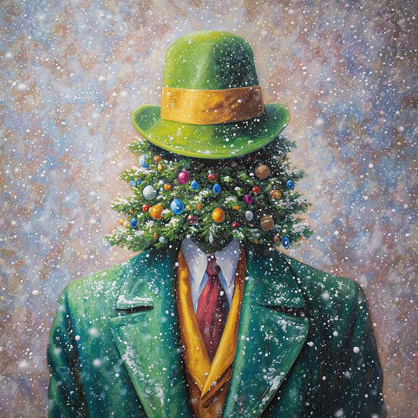 Weihnachtskopf von ARTEO Gemälde