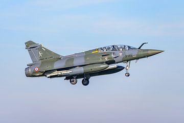 Landing French Mirage 2000D at Leeuwarden airbase. by Jaap van den Berg