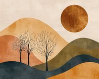 Farbenfrohe Landschaft