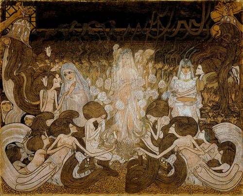 De drie bruiden, Jan Toorop...
