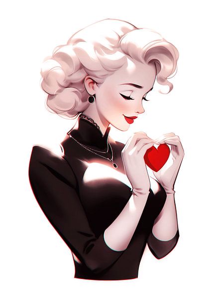 Verliebte Maria ❤️ von ARTenyo👁⃤-