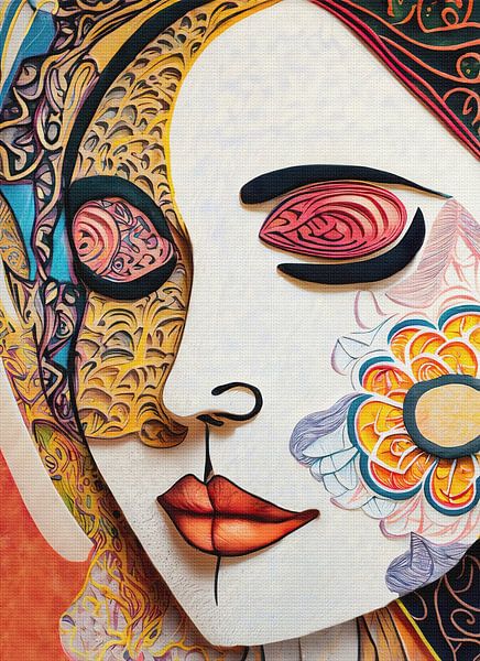 Abstraktion und Lachen von Moonheart Artworks