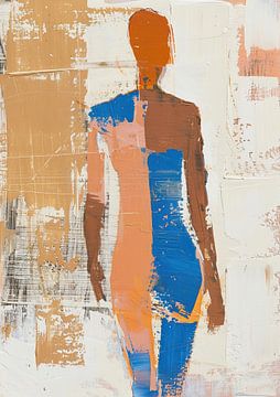 Menselijke Figuur | Figuur Abstract van Kunst Kriebels