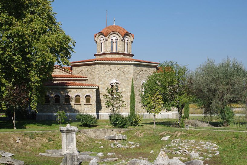 Baptismal site of Lydia in Philippi, Greece by Berthold Werner