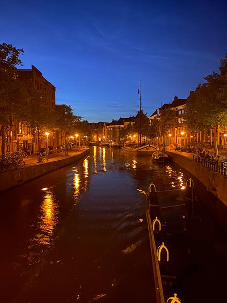 Canal in Groningen by Jolanda Meins