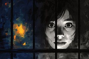 Hinter Gittern: Erwartungsvoller Blick