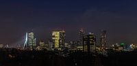 Skyline Rotterdam at night van Wilco Schippers thumbnail