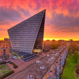 Beautiful Sahara sand sunset in The Hague by Rob Kints