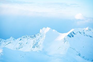 Wintergebergte bij Tromso, Noorwegen