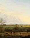 Vergezicht over de weiden bij ’s-Graveland, Pieter Gerardus van Os (gezien bij vtwonen) van Meesterlijcke Meesters thumbnail