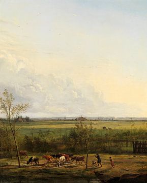 Vergezicht over de weiden bij ’s-Graveland, Pieter Gerardus van Os (gezien bij vtwonen)