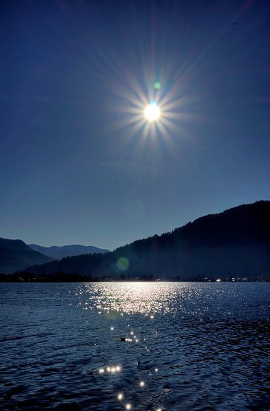Sonnenstern über dem Tegernsee von Roith Fotografie