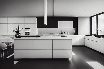 Interieurontwerp van een moderne keuken Illustratie van Animaflora PicsStock
