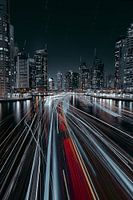 Stau auf dem Dubai-Kanal