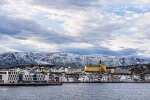 Blick auf die Stadt Ålesund in Norwegen