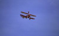 Wing walking auf Boeing Stearman