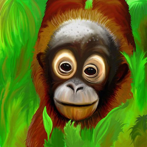 Baby Orang oetang van JoritoW