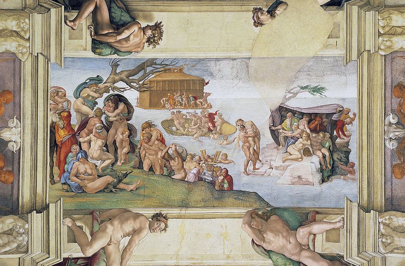 Michelangelo. De Zondvloed van 1000 Schilderijen