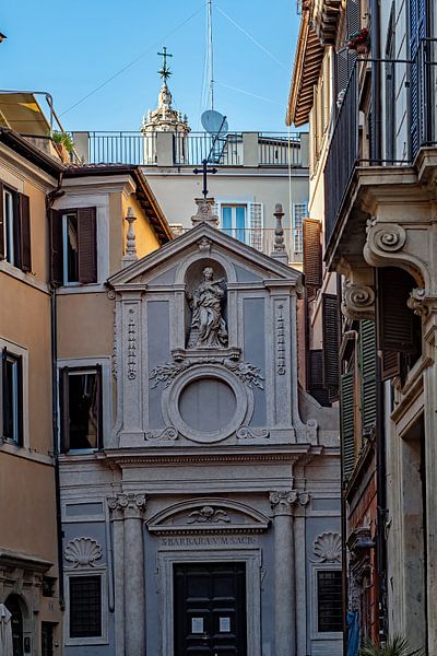 allgegenwärtige Architektur in Trastvere von Thomas Riess