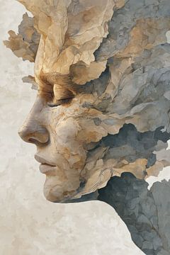 Frau abstrakte Wand Kunst von Egon Zitter