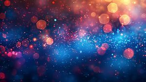 Blauer Hintergrund mit Gold