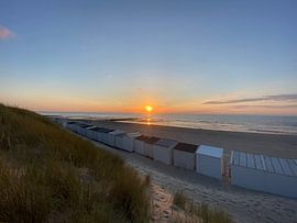 Evening atmosphere beach Oostkapelle by Oostkapelleliebhaberin