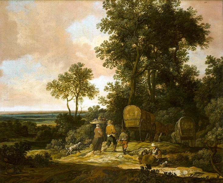 Heimkehrende Bauern, Pieter de Molijn von Meisterhafte Meister