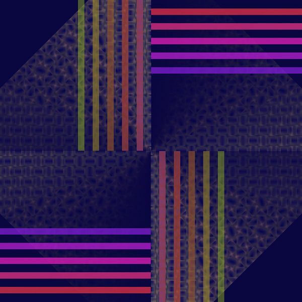 Gestörtes Achteck von Henk Schellekens