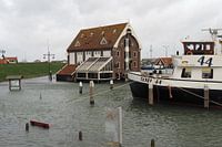 Hochwasser im Hafen von Oudeschild