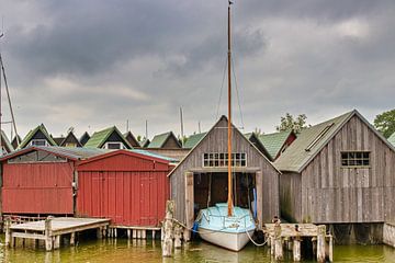 Bootshaus am Bodden von Juergen May