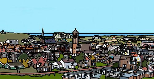 Wijk aan Zee, village côtier de Hollande septentrionale