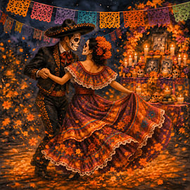 Día de los Muertos by Mahalola