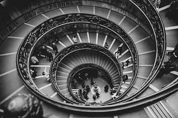 L'escalier en colimaçon du Vatican sur Marjolijn Eggens