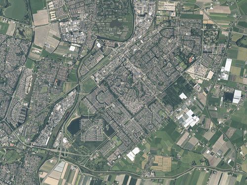 Luchtfoto van Heerhugowaard
