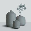 Transparent pots in shades of grey by Color Square thumbnail