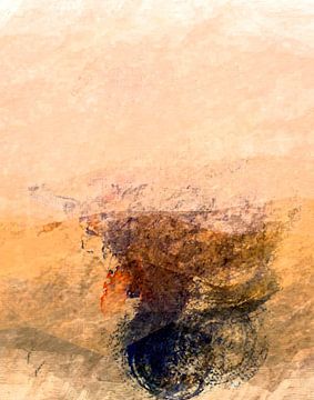 Warm desert in grunge style by FRESH Fine Art