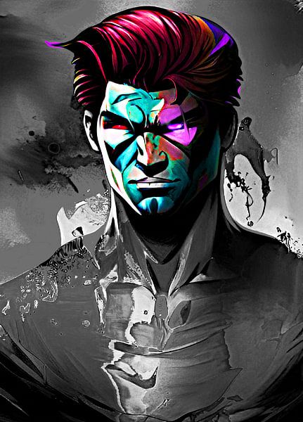 Le superpainterman Caspar M. Wunderweg par DJF by Dean Jayson Freeman Art | Level Up your Home