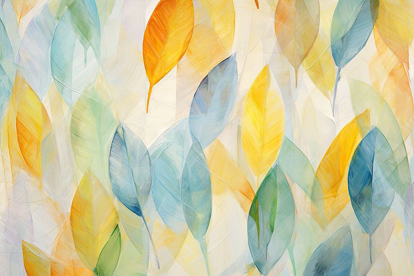 Abstraktes Blatt von Imagine