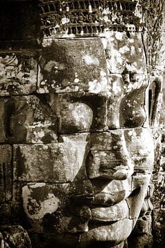 Smiling budha face, Bayon