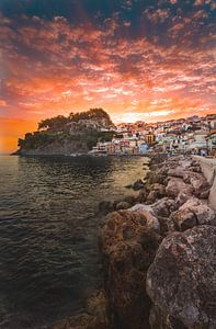 Parga sunset
