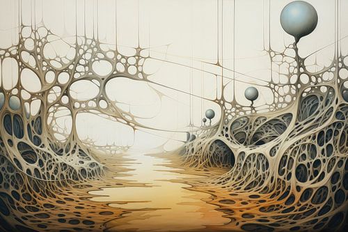 Landscape surreal abstract and bizarre