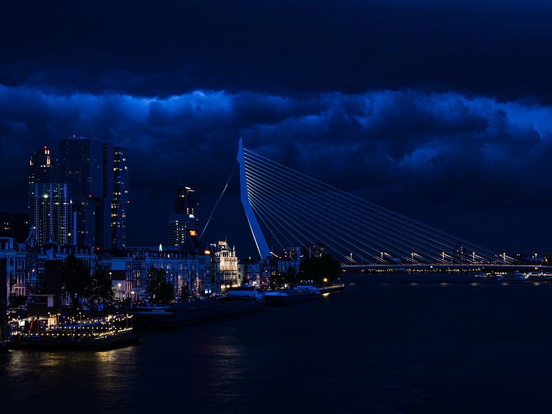 Die Erasmus-Brücke in Rotterdam von Michelle Van Den Berg