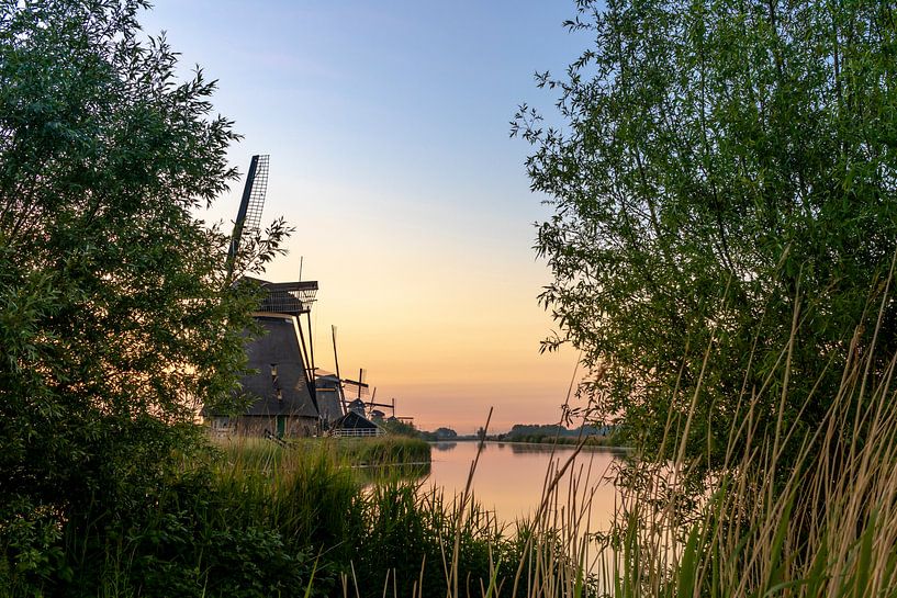 Die Windmühlen in Kinderdijk. von Henk Van Nunen Fotografie