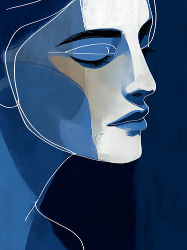 Silence in Cobalt Blue