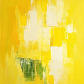 Gelber Block-Tanz von Moderne Kollektion