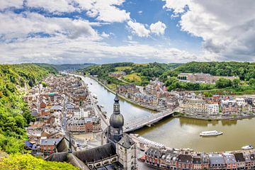 Dinant, Belgien von oben von FotoSynthese