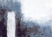 Horizontaal blauw